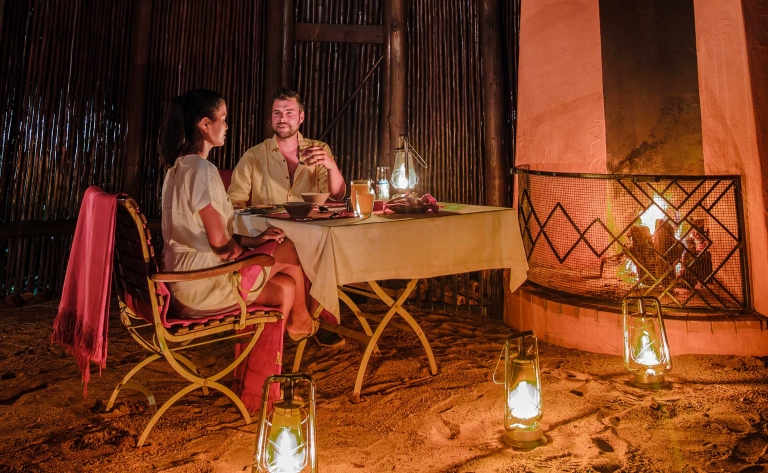 Safaris et dîner sous les étoiles
