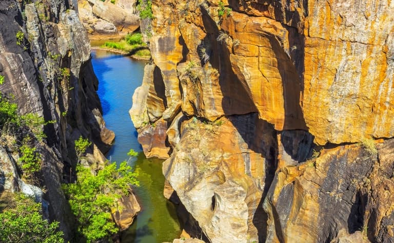 Paysages incroyables du Blyde River Canyon
